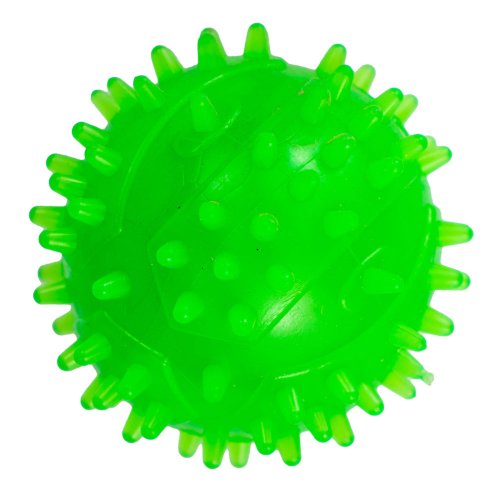 Игрушка Agility для собак Мяч с шипами 6 см, зеленый