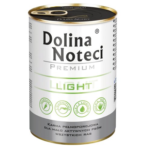 Корм консервований Dolina Noteci Premium Light  для собак з низькою активністю, 400 г
