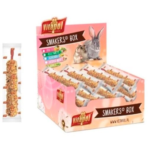 Колба Vitapol Smakers Box для гризунів, зі смаком овочів, упаковка 12 шт