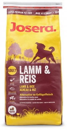 Josera Lamb & Rice - корм Йозера на основі ягняти й рису для дорослих собак 12,5 кг (4032254775294)