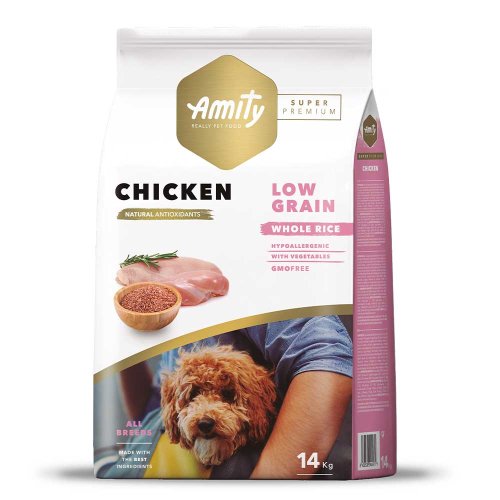 AMITY Super Premium Chicken - сухой корм для взрослых собак, с курицей, 14 кг AMITY Super Premium Chicken - сухой корм для взрослых собак, с курицей, 14 кг