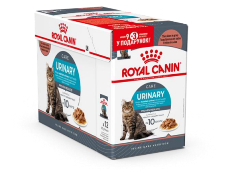 Royal Canin Urinary Care Акція - корм Роял Канін у соусі для профілактики сечокам'яної хвороби 85 г, 9+3 шт (11477)