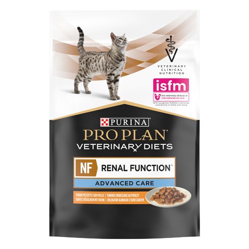 Вологий дієтичний корм PRO PLAN VETERINARY DIETS NF Renal Function Advanced Care для дорослих котів при патології нирок з куркою 85 г