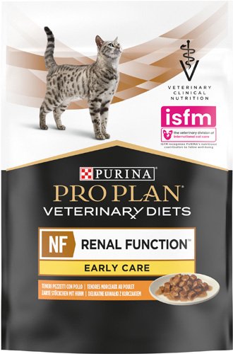 Вологий дієтичний корм PRO PLAN VETERINARY DIETS NF Renal Function Early Care для дорослих котів при патології нирок на ранніх стадіях з куркою 85 г
