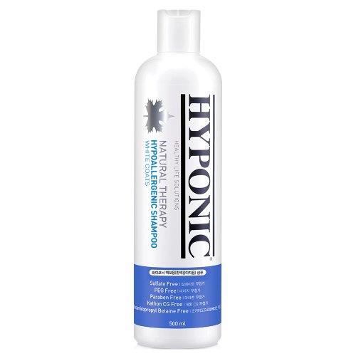 Гипоаллергенный шампунь Hyponic Hypoallergenic для собак с белой шерстью, 500 мл