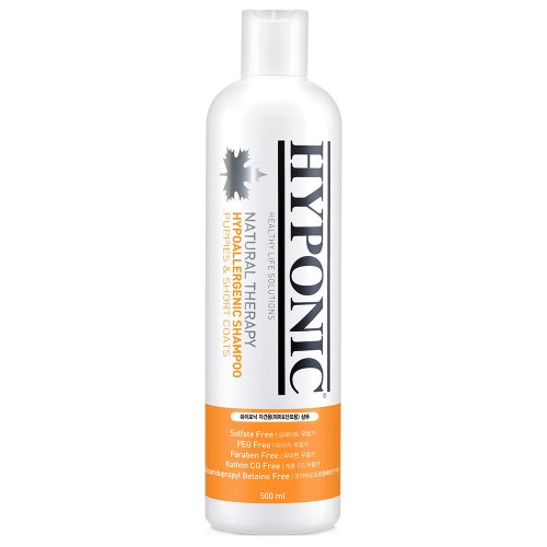 Гипоаллергенный шампунь Hyponic Hypoallergenic для щенков и короткошерстных собак, 500 мл