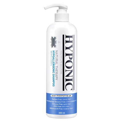 Гіпоалергенний шампунь Hyponic Hypoallergenic для собак з білою шерстю, 300 мл
