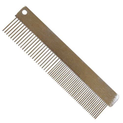 Гребінець прямий Croci Vanity без ручки, метал, 4х15,7см
