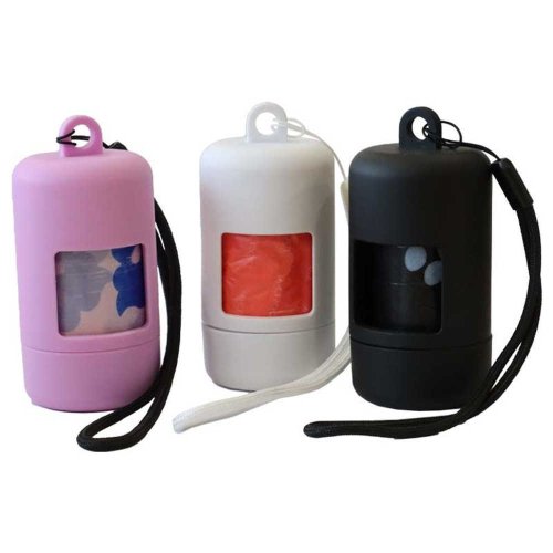Міні-сумка з пакетами для фекалій Croci Jar (різні кольори) 7.5х4 cм