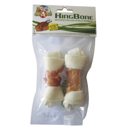Кістка жилована вузлова Croci King Bone Chicken, з куркою, 11см, 30гр, 2шт/уп