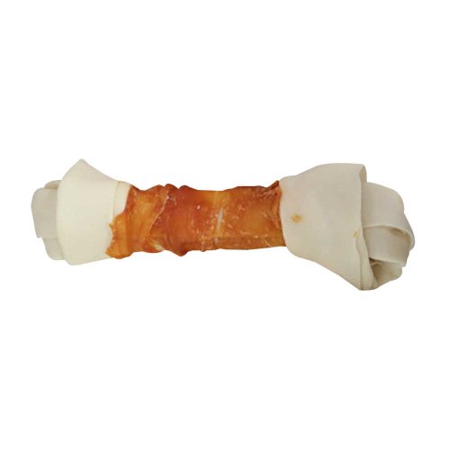 Кістка жилована вузлова Croci King Bone Chicken, з куркою, 18см, 60гр, 1шт/уп