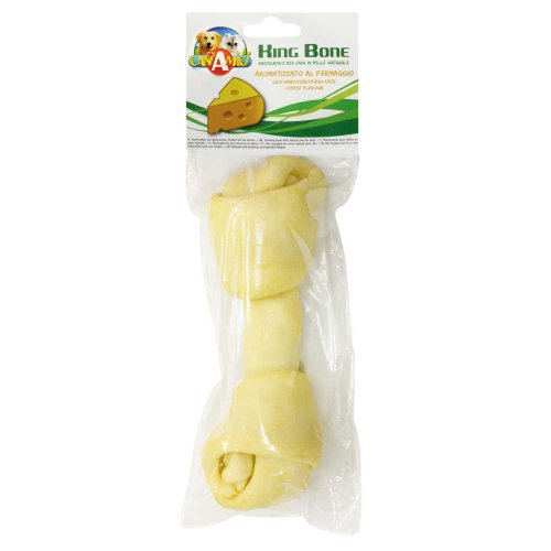 Кістка жилована вузлова Croci King Bone Buffalo Cheese, 20см, 110гр, 1шт/уп