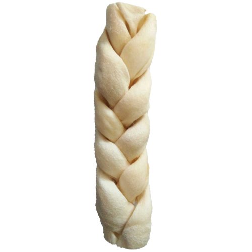Косичка жилована Croci King Bone біла 15см, 55гр, 1шт/уп