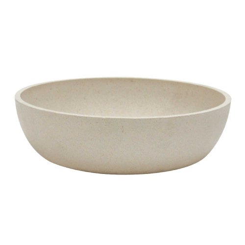 Миска CROCI Bamboo, бамбуковое волокно, белая, 1 л, 17см