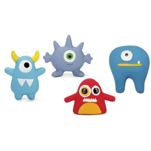 Іграшка для собак CROCI Monster, монстри латекс, пищалка, в асортименті, 12-15см Іграшка для собак CROCI Monster, монстри латекс, пищалка, в асортименті, 12-15см