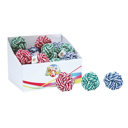 Игрушка для собак CROCI мяч канатный, 6,5 см