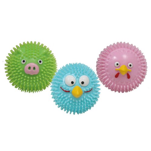 Іграшка для собак CROCI М'яч Мордочки, гума, Д = 6,5 см Іграшка для собак CROCI М'яч Мордочки, гума, Д = 6,5 см