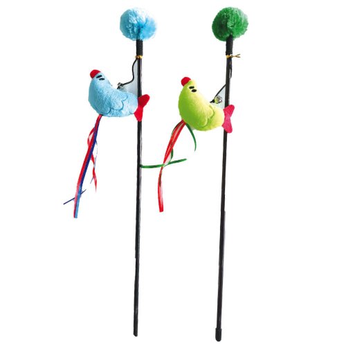 Игрушка для кошек CROCI дразнилка птички, 45 см
