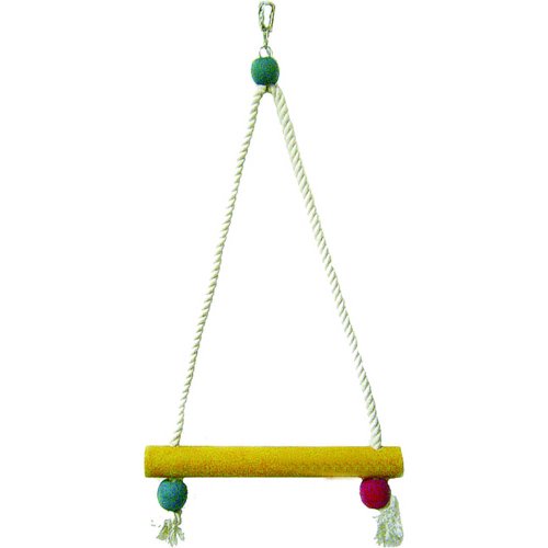Игрушка для птиц TatraPet Dodo качели на веревке, 28 см