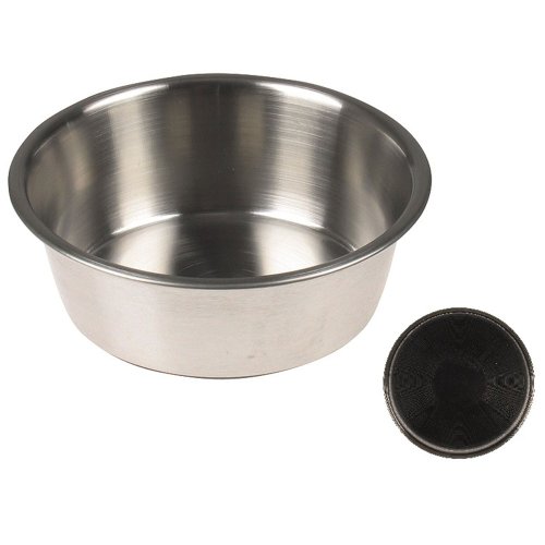 Миска TatraPet из нержавеющей стали с прорезиненным дном, 0,33л /11 см