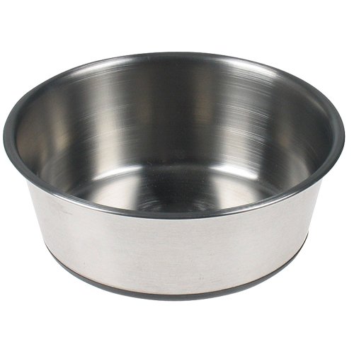 Миска TatraPet из нержавеющей стали с прорезиненным дном, 0,55л /11 см