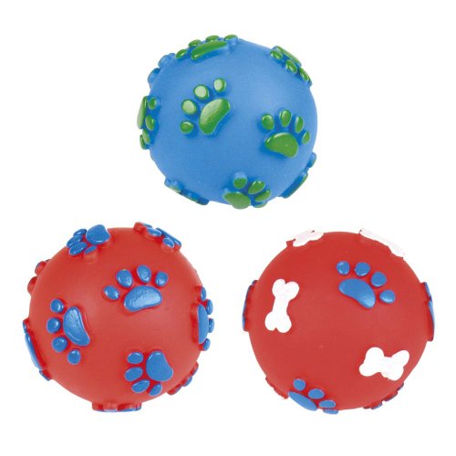 Игрушка для собак TatraPet Toys Fun виниловый мячик, 6 см (разные цвета)