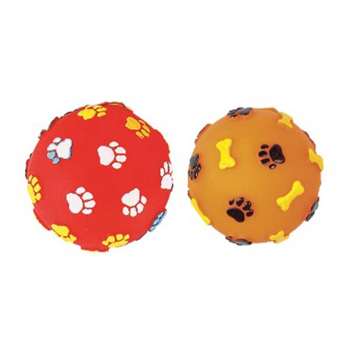 Игрушка для собак TatraPet Toys Fun виниловый мячик, 7,5 см (разные цвета)