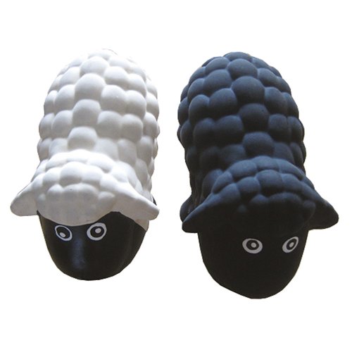 Игрушка для собак TatraPet Toys Fun латексная Овца с пищалкой, 17,5 см (разные цвета)