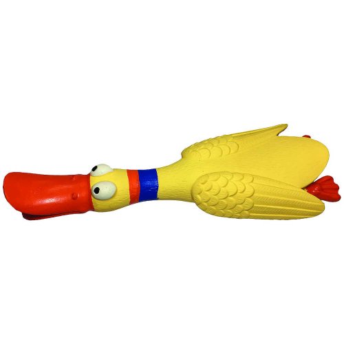 Игрушка для собак TatraPet Toys Fun латексная Утка с пищалкой, 16 см