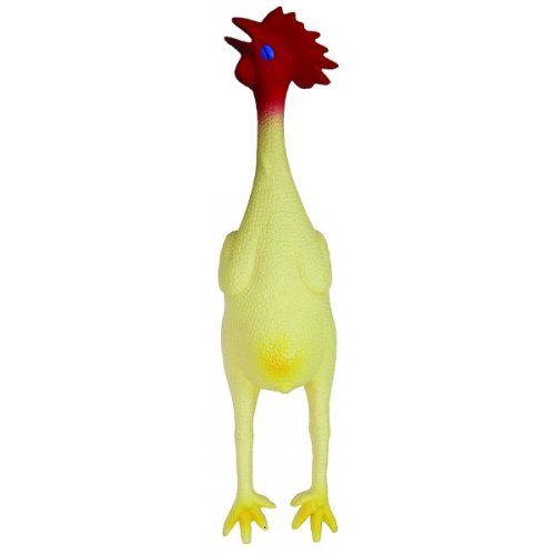 Игрушка для собак TatraPet Toys Fun латексная Курица с пищалкой, 22,5 см