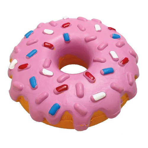 Іграшка для собак TatraPet Toys Fun латексний пончик з пищалкою, 14 см