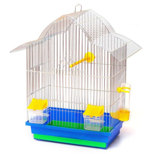 Клітка для птахів Лорі Мальва цинк (330х230х450)