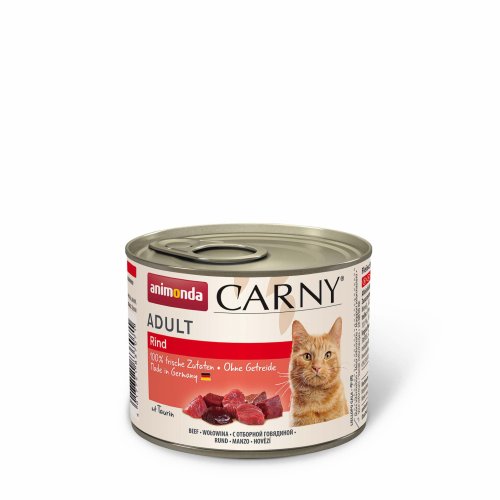 Корм влажный Animonda Carny Adult Beef для кошек с говядиной 200 г