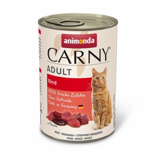 Корм влажный Animonda Carny Adult Beef для кошек с говядиной 400 г