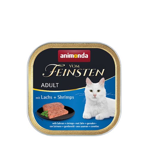 Корм вологий Animonda Vom Feinsten Adult with Salmon Shrimps для котів з лососем і креветками 100 г