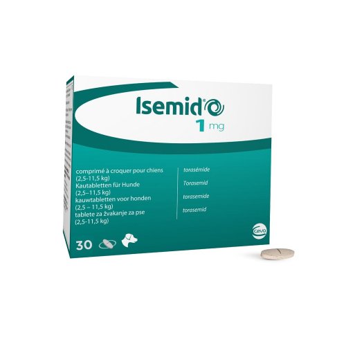 Сечогінний засіб для собак Ceva Isemid 1мг (103 мг)/30 таб