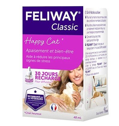 Сменный блок CEVA Feliway Classic успокаивающее средство для кошек, 48 мл