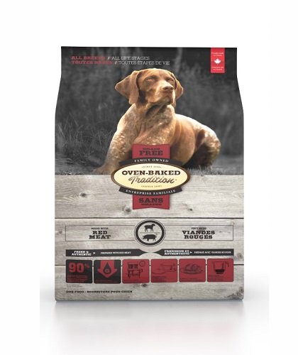 Корм сухий для собак беззерновий Oven-Baked Tradition,  з червоного м’яса, 2,27кг