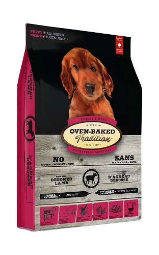Корм сухой для щенков Oven-Baked Tradition, из свежего мяса ягненка, 10.44кг
