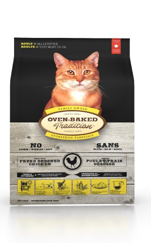 Корм сухой для кошек Oven-Baked Tradition, из свежего мяса курятины, 4,54кг