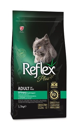 Корм сухий повноцінний та збалансований для котів Reflex Plus Урінарі 1.5 кг
