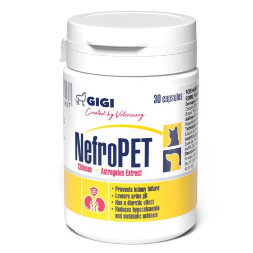 Препарат NefroPET (НефроПет) для лечения почечной недостаточности у собак и кошек №30 капс
