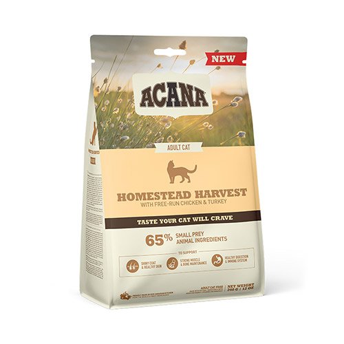 Acana Homestead Harvest Cat - корм Акана Хомстед Харвест для взрослых котов 340 г
