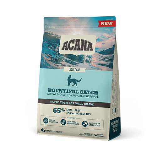 Acana Bountiful Catch Cat - корм Акана Баунтифул Кетч для взрослых котов 1.8 кг