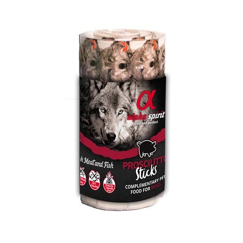 Alpha Spirit Sticks Prosciutto - ласощі Альфа Спірит палички з прошуто 160г, 16 шт