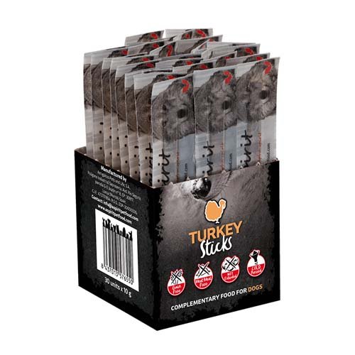 Alpha Spirit Sticks Turkey - лакомство Альфа Спирит палочки из индейки 300г, 30 шт