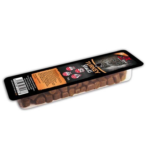 Alpha Spirit Snacks Turkey - лакомство Альфа Спирит кубики из индейки, 35г