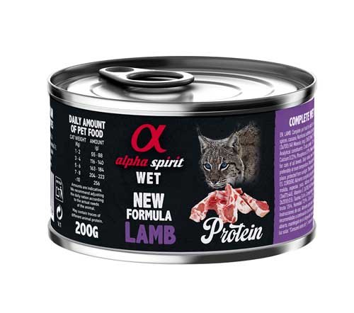 Alpha Spirit Lamb Sterilized Cat - вологий корм з ягнятиною для стерилізованих котів, 200г