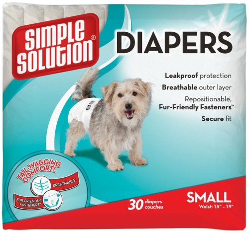 Simple Solution Disposable Diapers Small - гигиенические подкладки для собак малые, 30шт