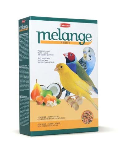 Padovan Melange Fruit- корм мягкий для зерноядных птиц, 300 г